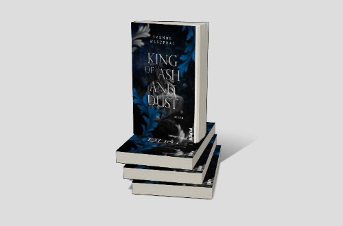 Buchcover und Innenansicht für das Buch: King of Ash and Dust