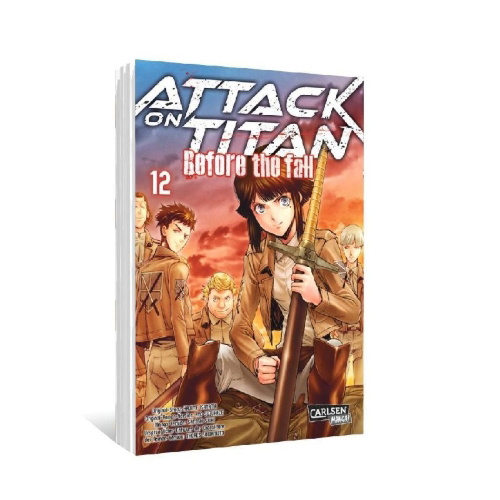 Buchcover und Innenansicht für das Buch: Shingeki no Kyojin - Before the Fall
