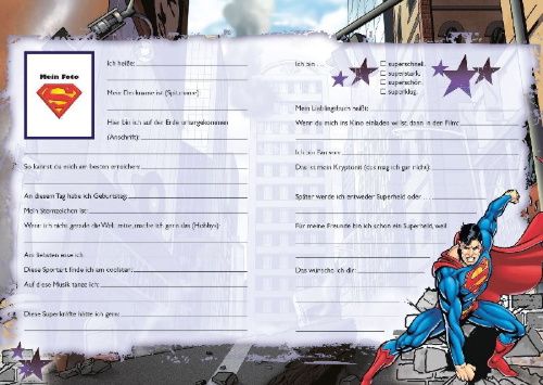 Buchcover und Innenansicht für das Buch: DC Superman: Meine Freunde