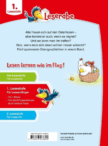 Buchcover und Innenansicht für das Buch: Leserabe Sonderausgaben - Die schönsten Leseraben-Ostergeschichten