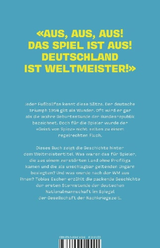 Buchcover und Innenansicht für das Buch: Die Weltmeister von Bern