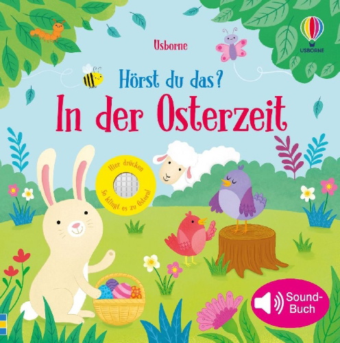 Buchcover und Innenansicht für das Buch: Hörst du das? In der Osterzeit