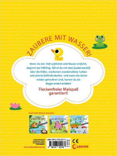 Buchcover und Innenansicht für das Buch: Mes Dessins Magiques - Le Printemps