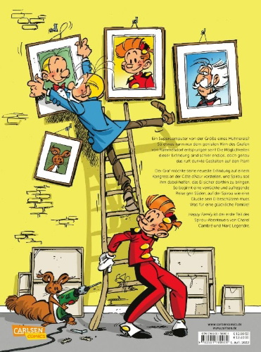 Buchcover und Innenansicht für das Buch: Robbedoes: Happy Family