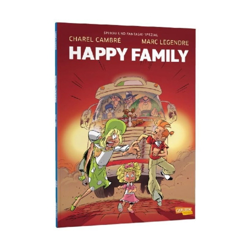 Buchcover und Innenansicht für das Buch: Robbedoes: Happy Family
