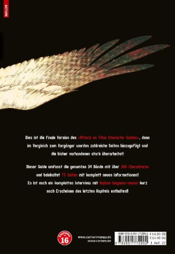 Buchcover und Innenansicht für das Buch: Shingeki no Kyojin