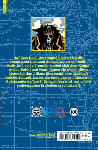 Buchcover und Innenansicht für das Buch: One Piece