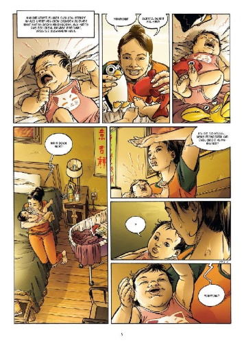 Buchcover und Innenansicht für das Buch: Cixin Liu: Yuanyuans Blasen (Graphic Novel)