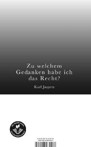 Buchcover und Innenansicht für das Buch: Böses Denken