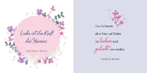 Buchcover und Innenansicht für das Buch: Zur Hochzeit die besten Wünsche