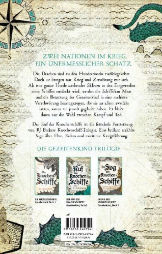 Buchcover und Innenansicht für das Buch: Call of the Bone Ships - The Tide Child Trilogy - Book 2