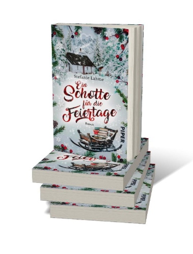 Buchcover und Innenansicht für das Buch: Ein Schotte für die Feiertage
