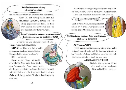 Buchcover und Innenansicht für das Buch: Flätscher 07 - Kalte Füße, heiße Spur