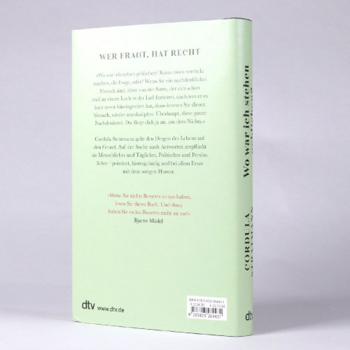 Buchcover und Innenansicht für das Buch: Wo war ich stehen geblieben?