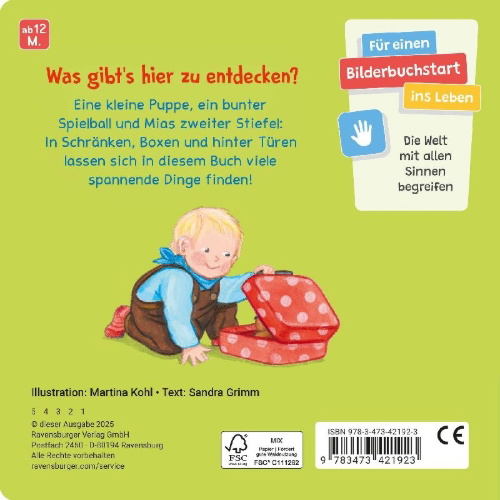 Buchcover und Innenansicht für das Buch: Mach mal auf und schau mal rein!