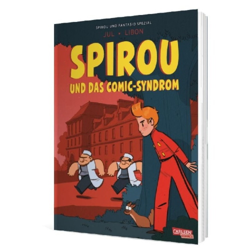 Buchcover und Innenansicht für das Buch: Spirou chez les fous