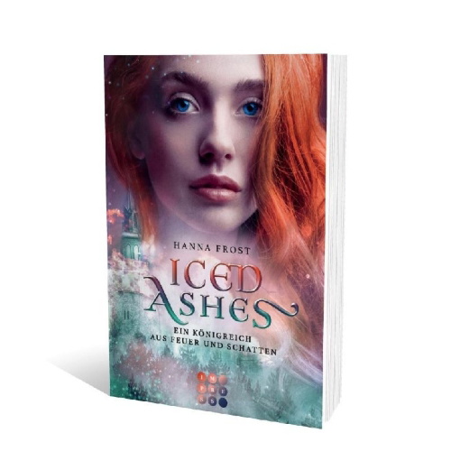 Buchcover und Innenansicht für das Buch: Iced Ashes (Ein Königreich aus Feuer und Schatten 2)