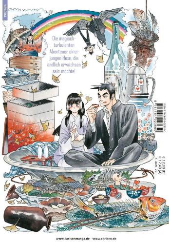 Buchcover und Innenansicht für das Buch: RAN TO HAIIRO NO SEKAI