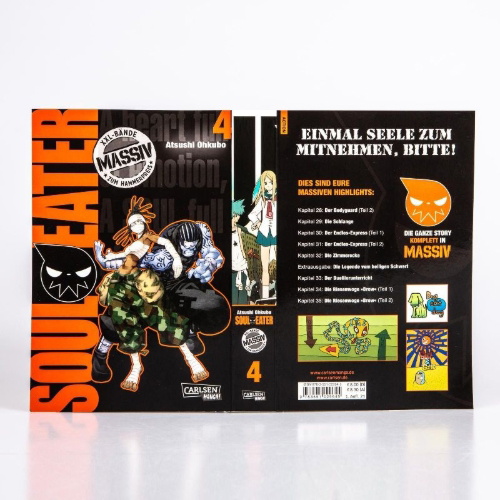 Buchcover und Innenansicht für das Buch: Soul Eater