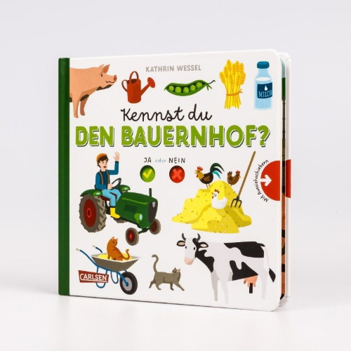 Buchcover und Innenansicht für das Buch: Kennst du den Bauernhof?
