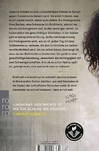 Buchcover und Innenansicht für das Buch: Schwarzes Herz