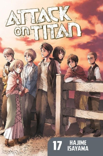 Buchcover und Innenansicht für das Buch: Attack on Titan 17