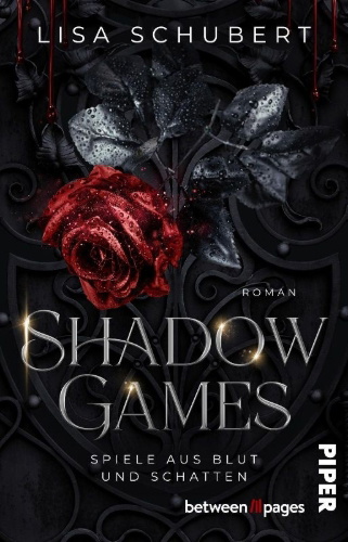Buchcover und Innenansicht für das Buch: Shadow Games. Spiele aus Blut und Schatten