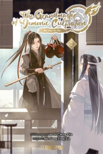 Buchcover und Innenansicht für das Buch: The Grandmaster of Demonic Cultivation - Mo Dao Zu Shi 02 (Manhua)
