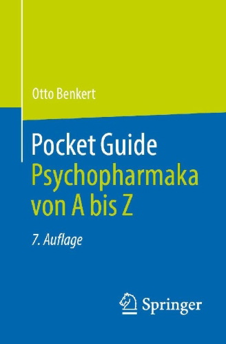 Buchcover und Innenansicht für das Buch: Pocket Guide Psychopharmaka von A bis Z