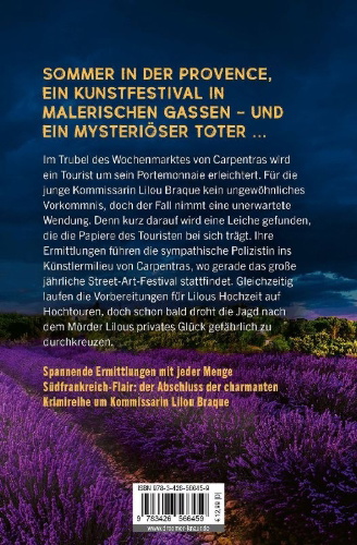 Buchcover und Innenansicht für das Buch: Lavendel-Jagd