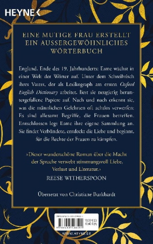 Buchcover und Innenansicht für das Buch: The Dictionary of Lost Words