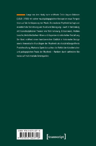 Buchcover und Innenansicht für das Buch: Rhythmik - Musik und Bewegung