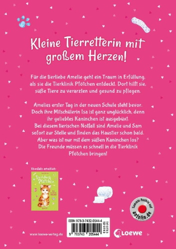Buchcover und Innenansicht für das Buch: Animal Ark - Bunny Trouble
