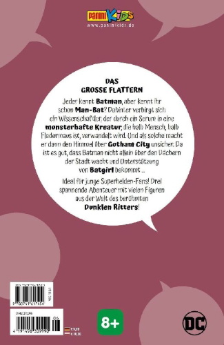 Buchcover und Innenansicht für das Buch: The Batman Strikes