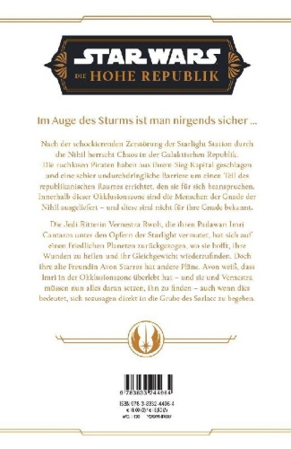 Buchcover und Innenansicht für das Buch: Star Wars: The High Republic - Defy the Storm