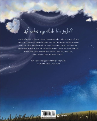 Buchcover und Innenansicht für das Buch: Die Liebe wohnt auf Wolke 7