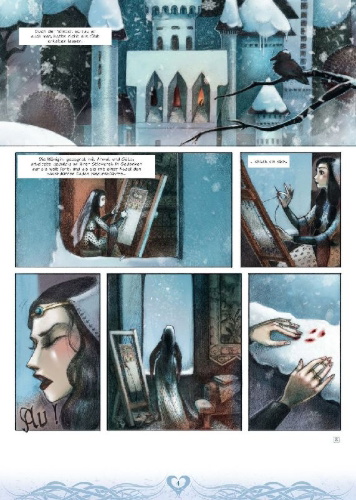 Buchcover und Innenansicht für das Buch: Blanche Neige