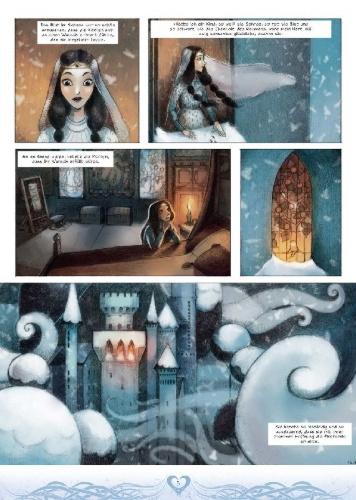 Buchcover und Innenansicht für das Buch: Blanche Neige