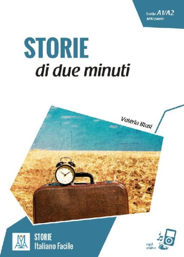 Buchcover und Innenansicht für das Buch: Storie di due minuti. Livello 2