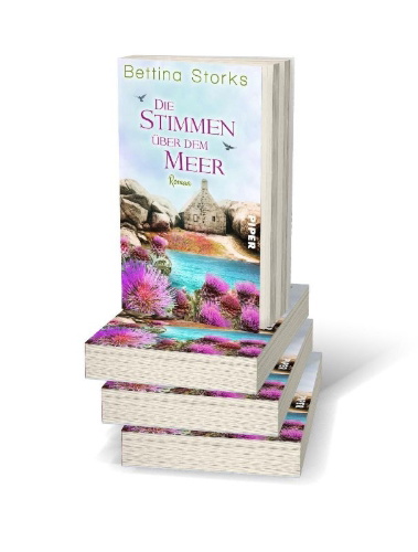 Buchcover und Innenansicht für das Buch: Die Stimmen über dem Meer