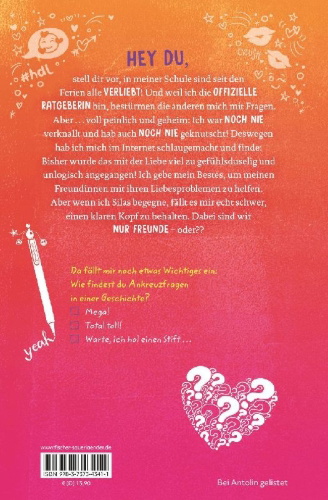 Buchcover und Innenansicht für das Buch: Mathilda - Voll verküsst?