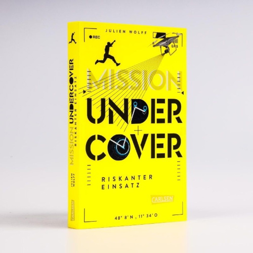 Buchcover und Innenansicht für das Buch: Mission Undercover 1: Riskanter Einsatz