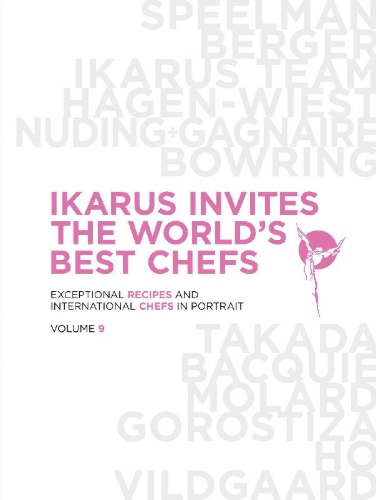 Buchcover und Innenansicht für das Buch: Ikarus Invites The World's Best Chefs