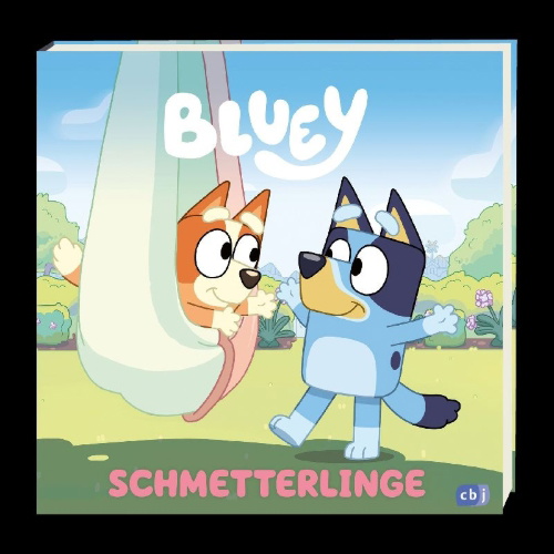 Buchcover und Innenansicht für das Buch: BLUEY - Butterflies
