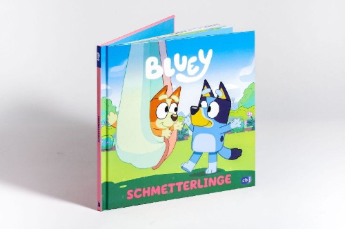 Buchcover und Innenansicht für das Buch: BLUEY - Butterflies