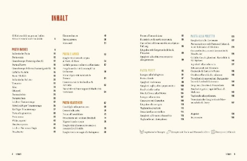 Buchcover und Innenansicht für das Buch: Polettos Pasta Passione