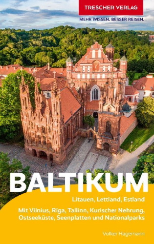 Buchcover und Innenansicht für das Buch: TRESCHER Reiseführer Baltikum