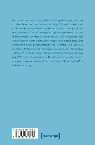 Buchcover und Innenansicht für das Buch: Ambige Verhältnisse