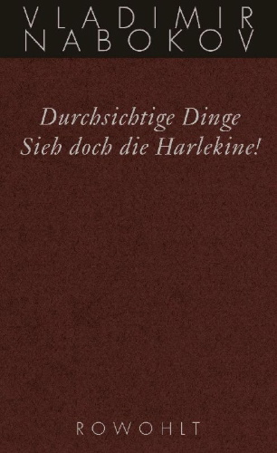 Buchcover und Innenansicht für das Buch: Durchsichtige Dinge / Sieh doch die Harlekine!