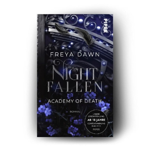 Buchcover und Innenansicht für das Buch: Nightfallen - Academy of Death